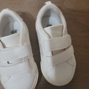 H&M Kids Velcro White Sneakers